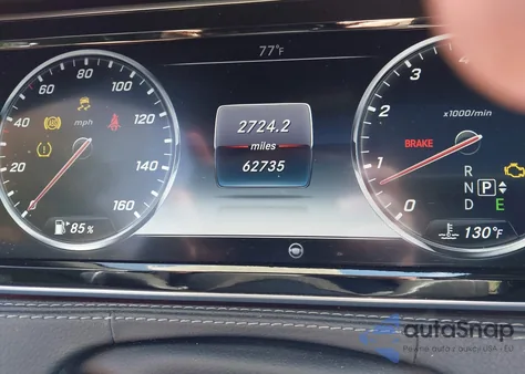 2015 Mercedes-Benz S 550 4Matic из США, поврежденный, VIN WDDUG8FB4FA159536